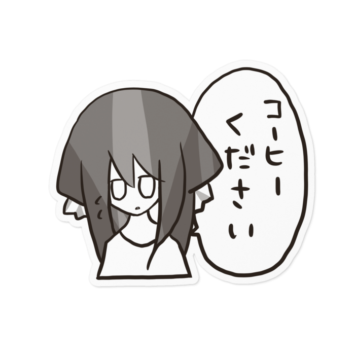ステッカー - 100 x 100 (mm)