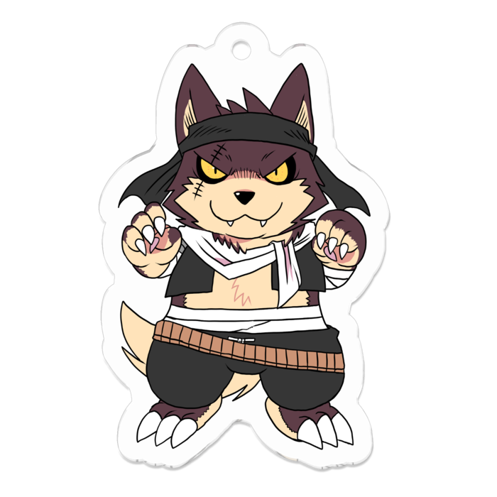 アクリルキーホルダー - 50 x 50 (mm)