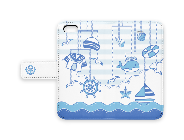 手帳型iPhoneケース - iPhone 5 / SE - ストラップ穴 なし