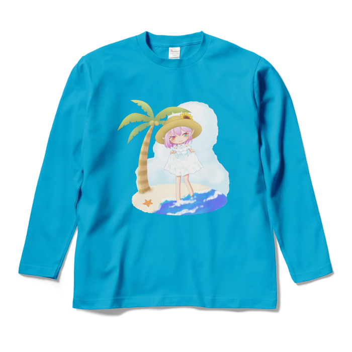 ロングスリーブTシャツ - M - ターコイズ