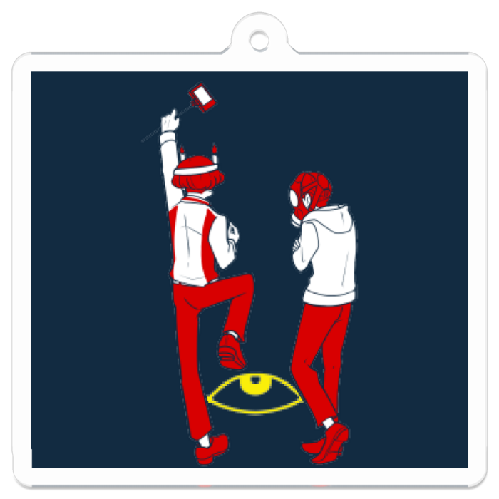 アクリルキーホルダー - 50 x 50 (mm)