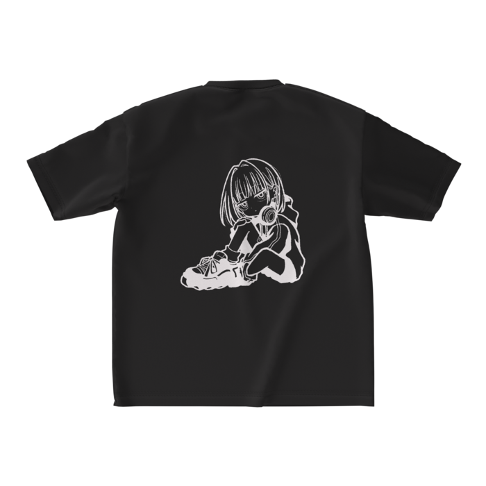 ビッグシルエットTシャツ - M - 黒