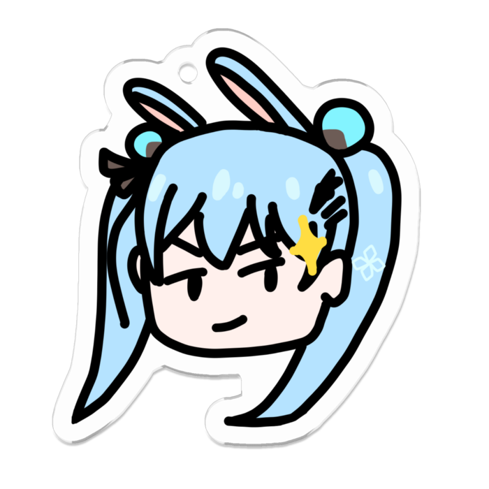 アクリルキーホルダー - 50 x 50 (mm)