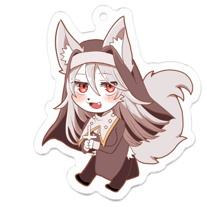 アクリルキーホルダー - 50 x 50 (mm)