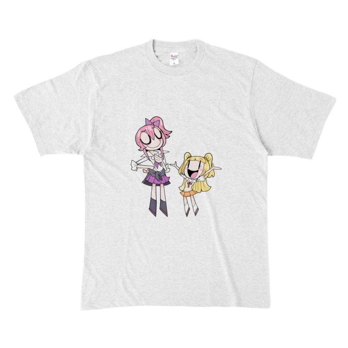 カラーTシャツ(淡色) - XL - アッシュ