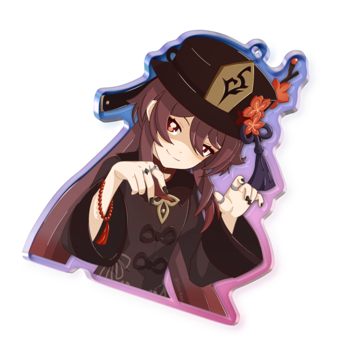 ふーたおアクキー（オーロラ）小