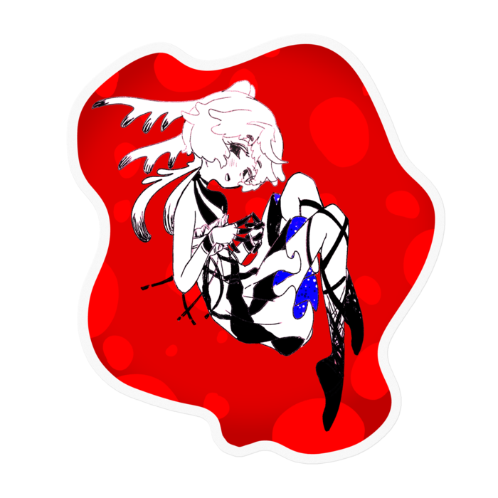 ステッカー - 100 x 100 (mm)