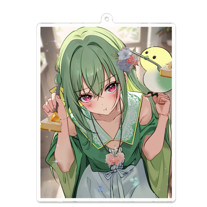 アクリルキーホルダー - 100 x 100 (mm)