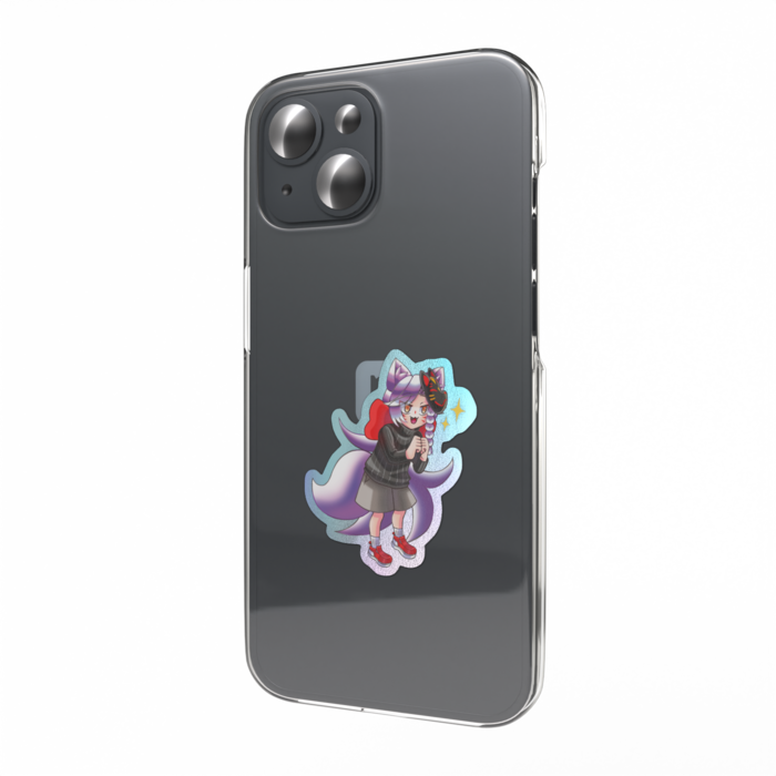 オーロラスマホステッカー - W55 × H91mm 以内
