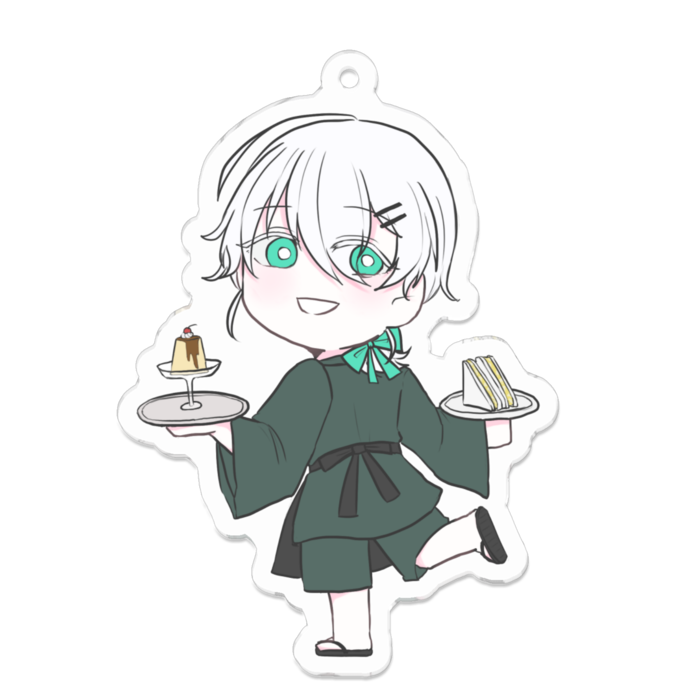 アクリルキーホルダー - 70 x 70 (mm)