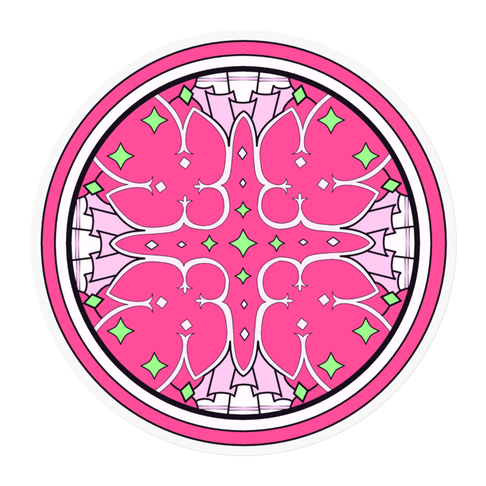 ステッカー - 100 x 100 (mm)