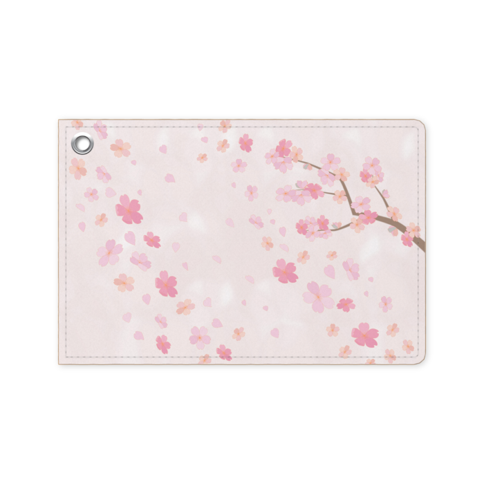パスケース（桜色） - 70 x 105 (mm)