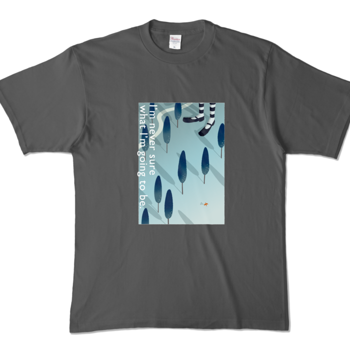 カラーTシャツ - XL - チャコール (濃色)