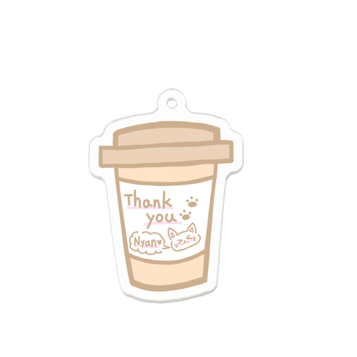 アクリルキーホルダー - 70 x 70 (mm)