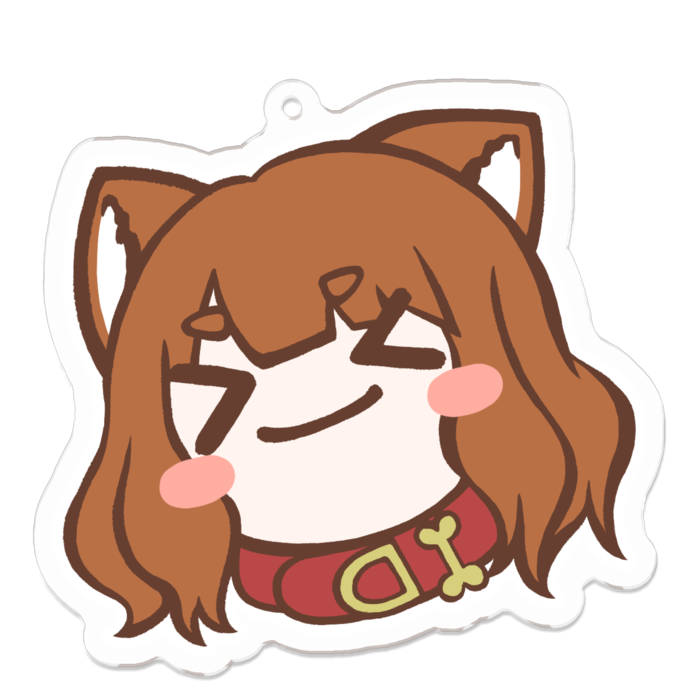 アクリルキーホルダー（コーティング） - 70 x 70 (mm)