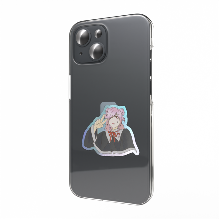 オーロラスマホステッカー - W55 × H91mm 以内