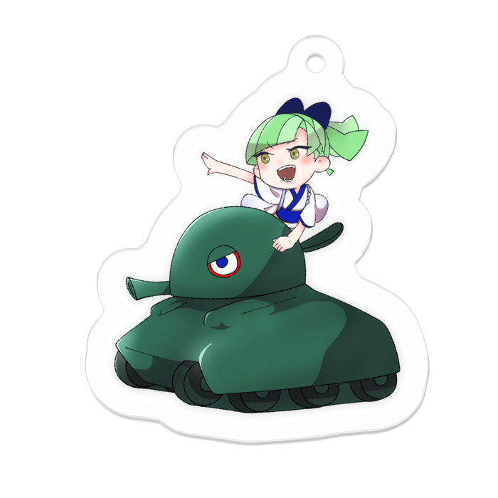 アクリルキーホルダー - 50 x 50 (mm)