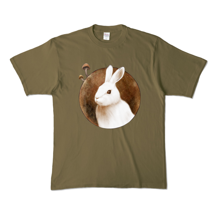 カラーTシャツ - XL - オリーブ (濃色)
