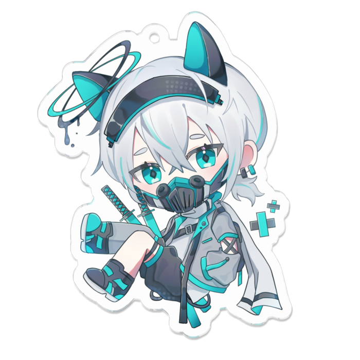 アクリルキーホルダー - 70 x 70 (mm)