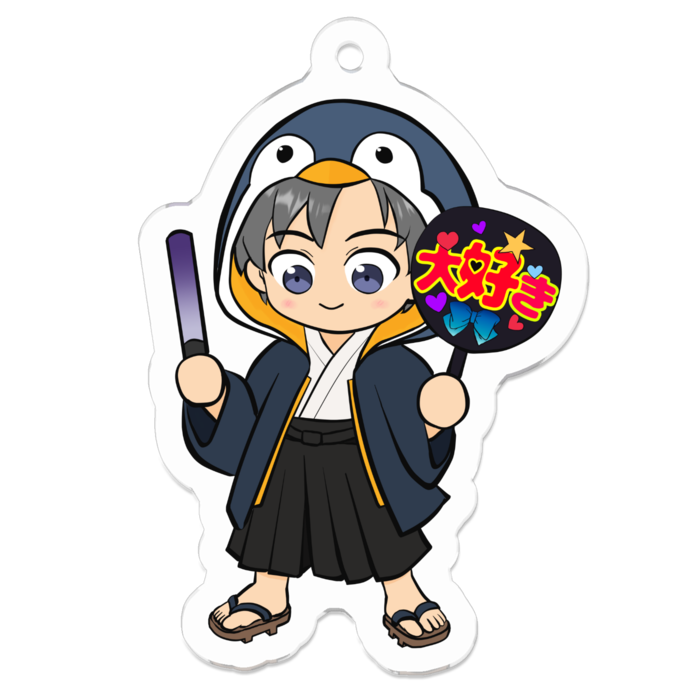 アクリルキーホルダー - 50 x 50 (mm)