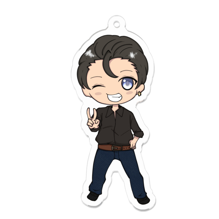 アクリルキーホルダー - 70 x 70 (mm)