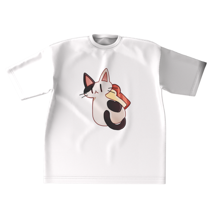 白ビッグシルエットTシャツ - XL -