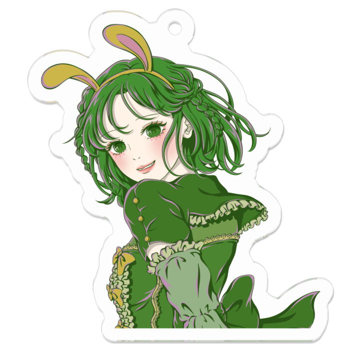 アクリルキーホルダー - 50 x 50 (mm)