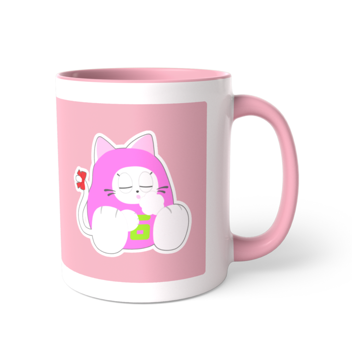 ムゥと一息つくマグカップ