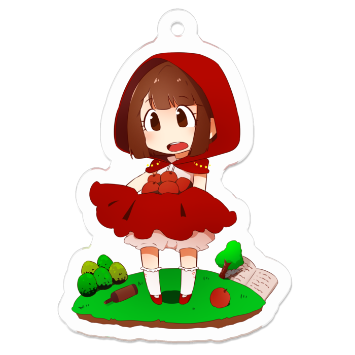 アクリルキーホルダー - 50 x 50 (mm)