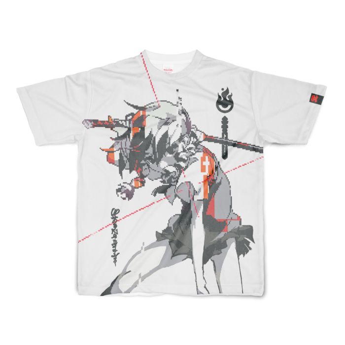フルグラフィックTシャツ - S - 正面印刷のみ