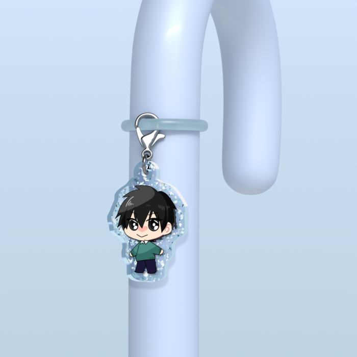 めじるしチャーム - 30 × 30mm【白瀬】ラメ