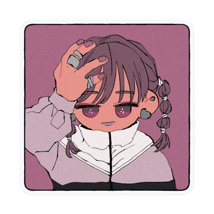 ステッカー - 100 x 100 (mm)