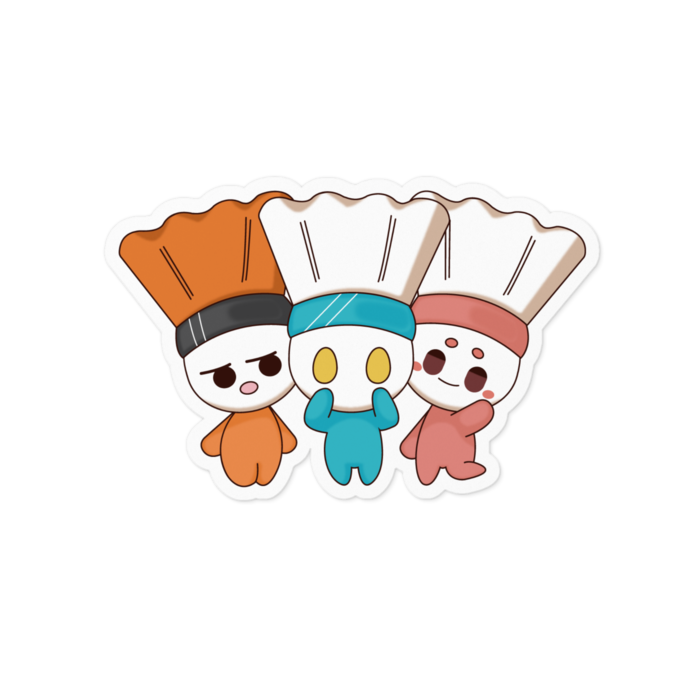 ステッカー - 100 x 100 (mm)