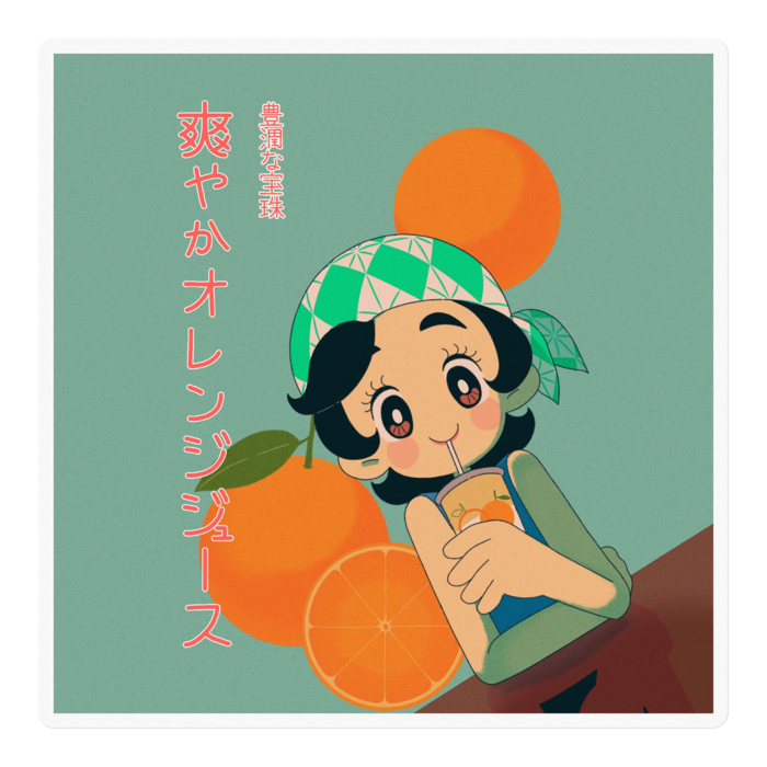 ステッカー - 100 x 100 (mm)