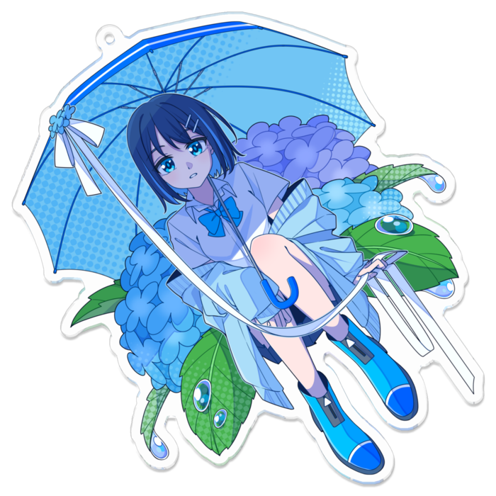アクリルキーホルダー　100 x 100 (mm)