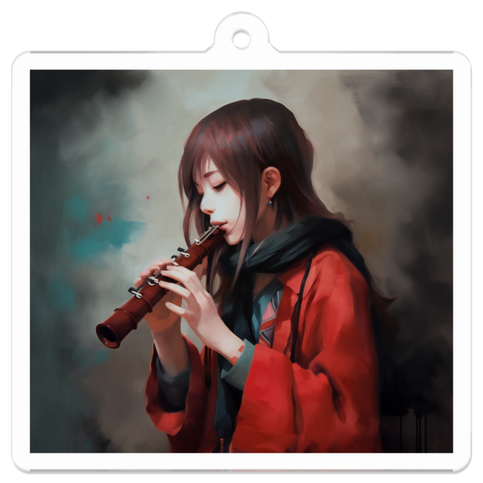 アクリルキーホルダー - 50 x 50 (mm)