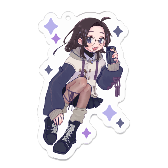 アクリルキーホルダー - 70 x 70 (mm)