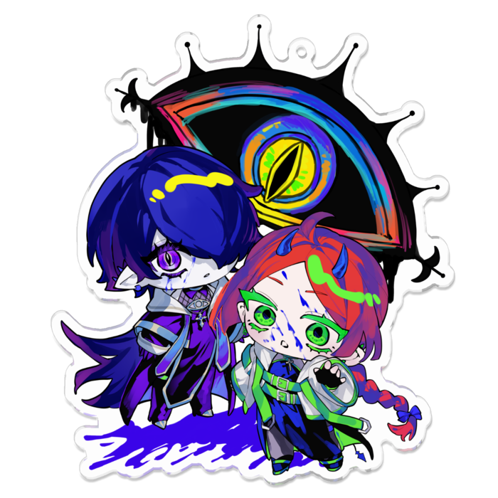 アクリルキーホルダー - 100 x 100 (mm)