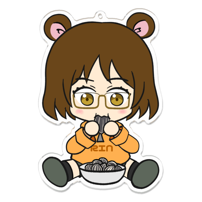 アクリルキーホルダー - 100 x 100 (mm)