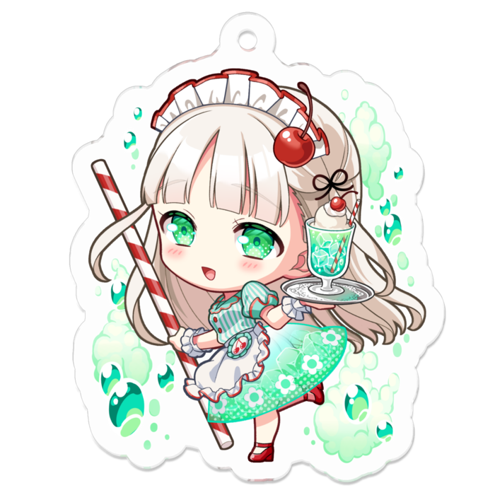 アクリルキーホルダー - 50 x 50 (mm)