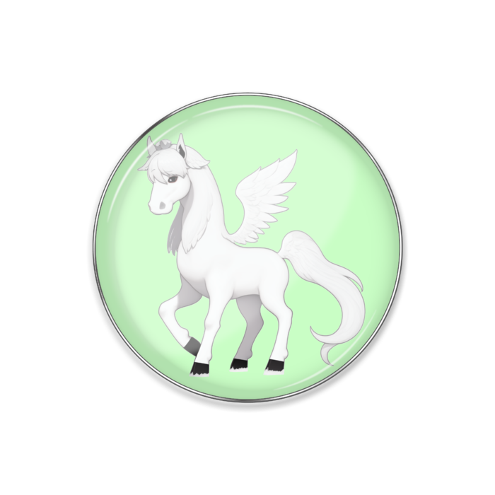 No.6d「ペガサス」緑ピンバッジ
