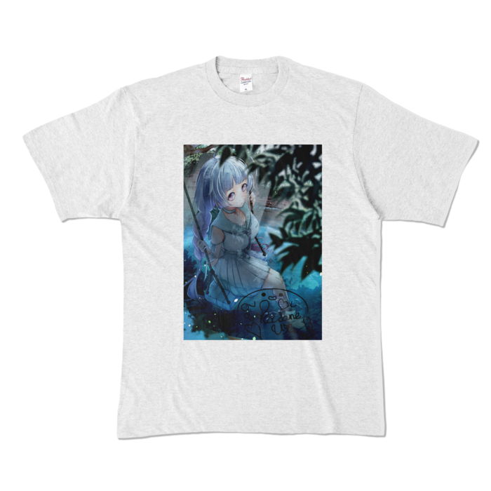 カラーTシャツ - XL - アッシュ (淡色)