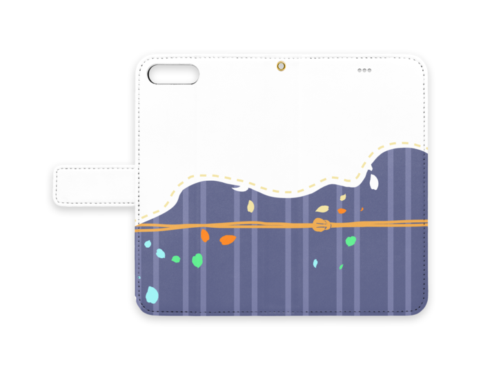 手帳型iPhoneケース - iPhone7 Plus - ストラップ穴 あり