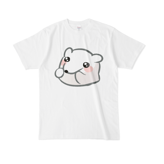 うるうる_くまぷTシャツ - L