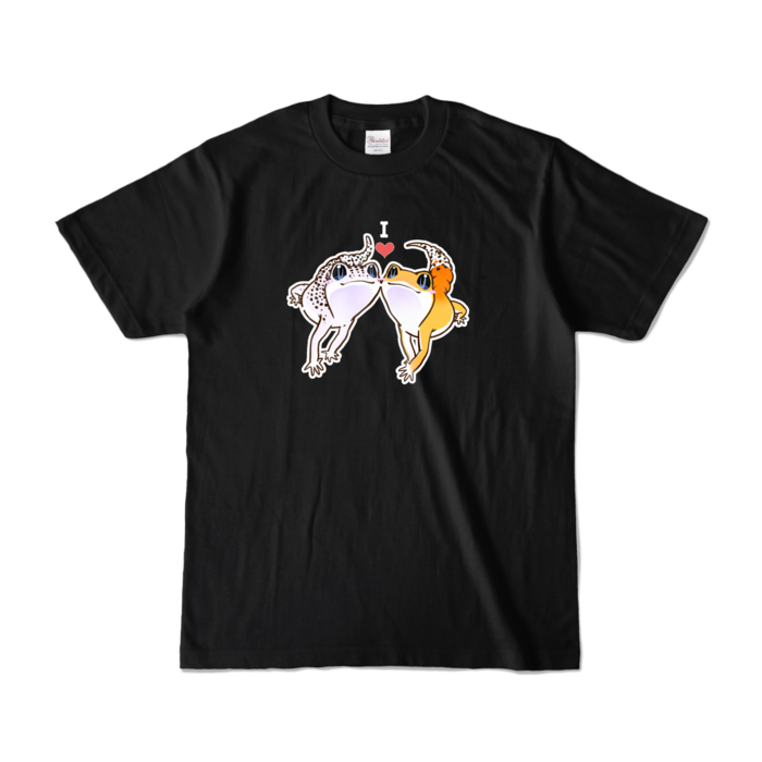 レオパTシャツ(スーパーマックスノー&タンジェリン S)