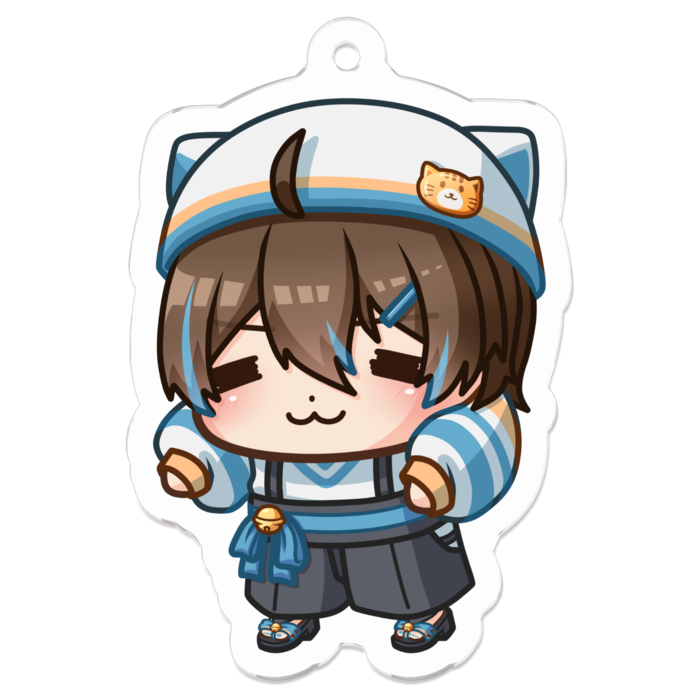ぶら下がりアクキー - 50 x 50 (mm)