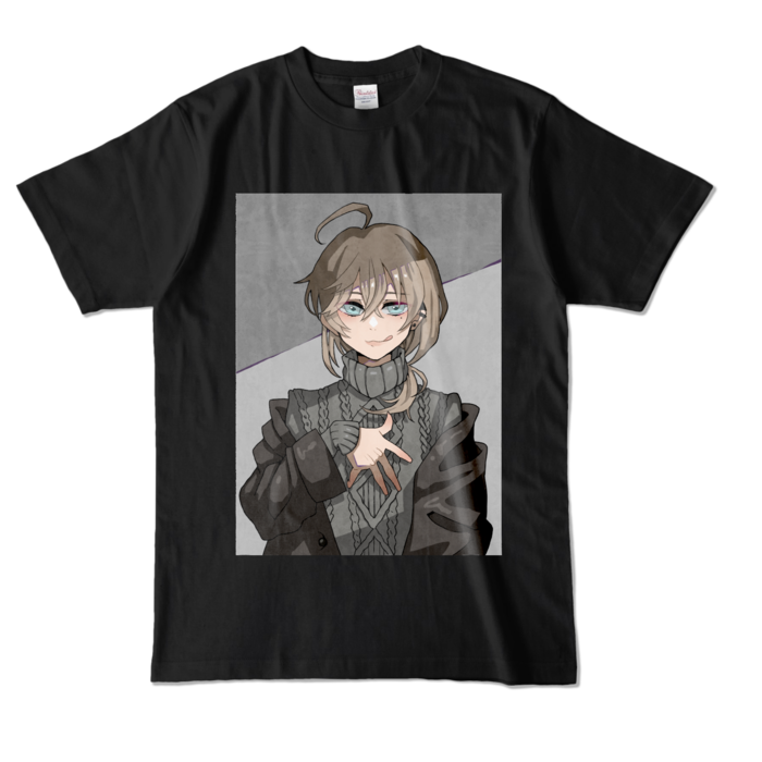 カラーTシャツ - L - ブラック (濃色)