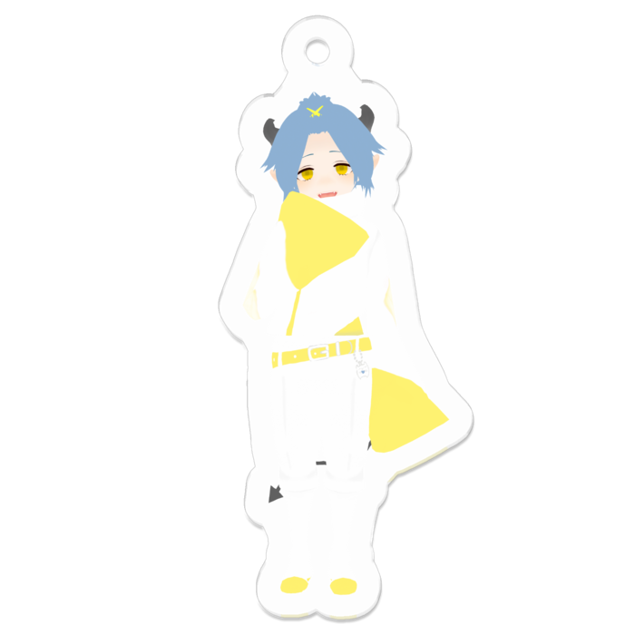 アクリルキーホルダー(コーティング) - 50 x 50 (mm)