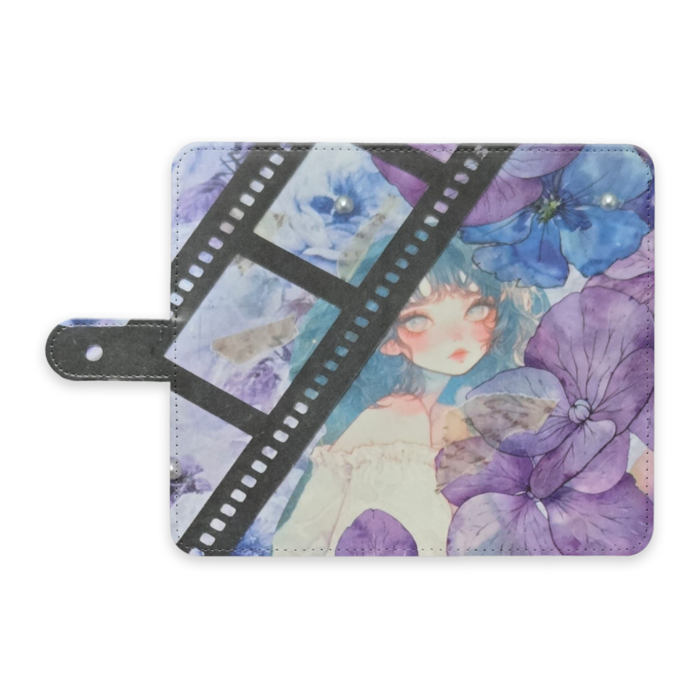 手帳型Androidケース - L - ストラップ穴 なし