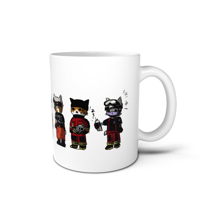 マグカップ - 直径 8 cm / 高さ 9.5 cm